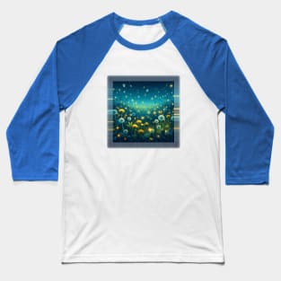 Dandelions and Fireflies Baseball T-Shirt